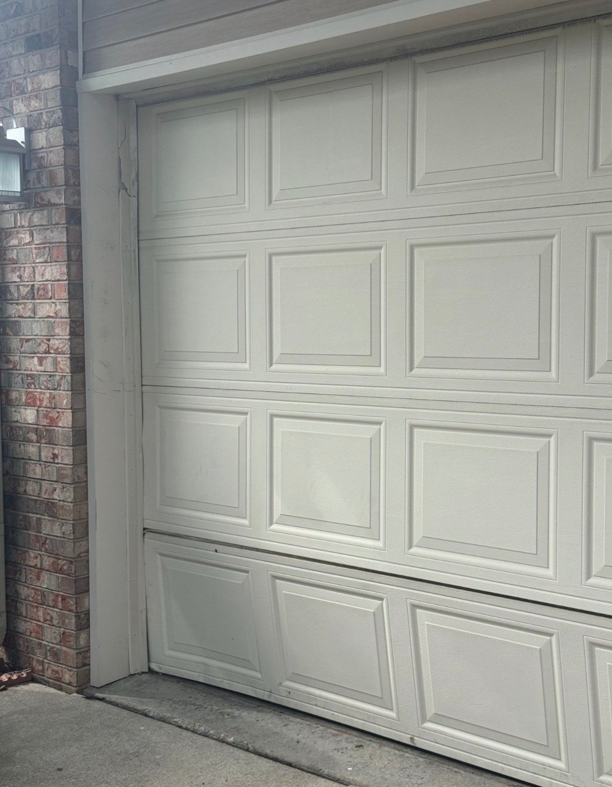 Before — Broken Spring Replacement in Saint Peters, MO